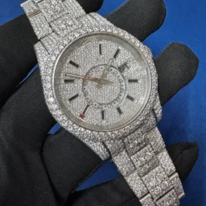 Full Iced Out Lab Grown Diamond Watch For Men